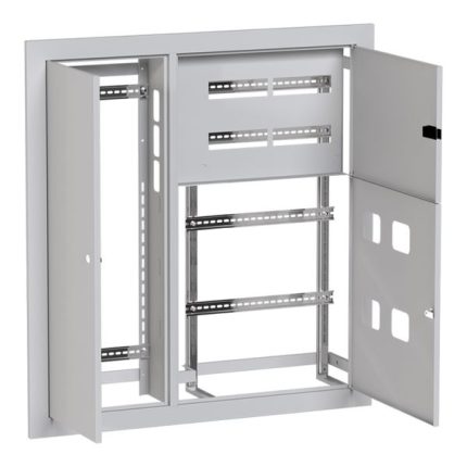 Щит этажный 4 кв. со слаботочным отсеком слева (1000х950х150) EKF Basic