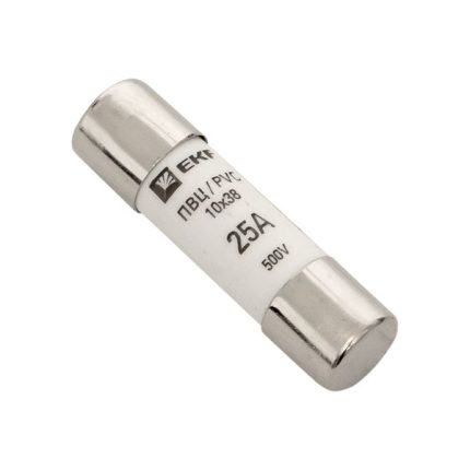 Плавкая вставка цилиндрическая ПВЦ (10х38) 25А EKF