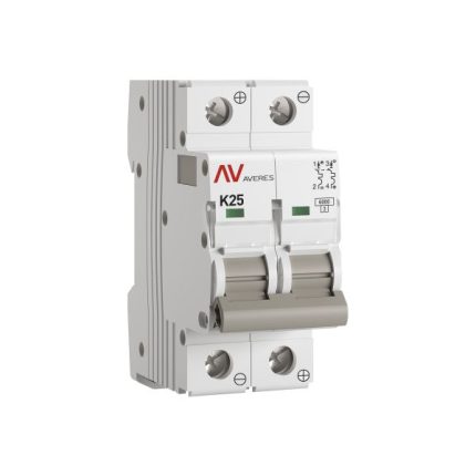 Выключатель автоматический AV-6 DC 2P 25A (K) 6kA EKF AVERES