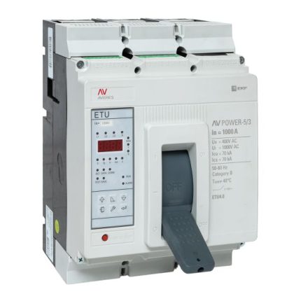 Автоматический выключатель AV POWER-5/3 1000А 70kA ETU4.0 EKF AVERES