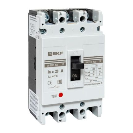 Выключатель автоматический ВА-99М 100/20А 3P 35кА EKF