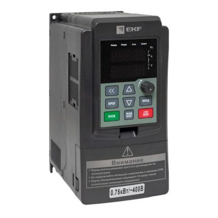 Преобразователь частоты 0,75/1,5кВт 3х400В VECTOR-100 EKF PROxima