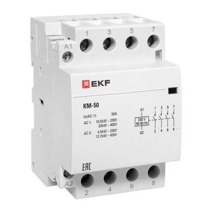 Контактор модульный КМ 50А 4NО (3 мод.) EKF PROxima