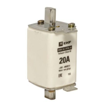 Плавкая вставка ППН-33 160/ 20А габарит 00 EKF