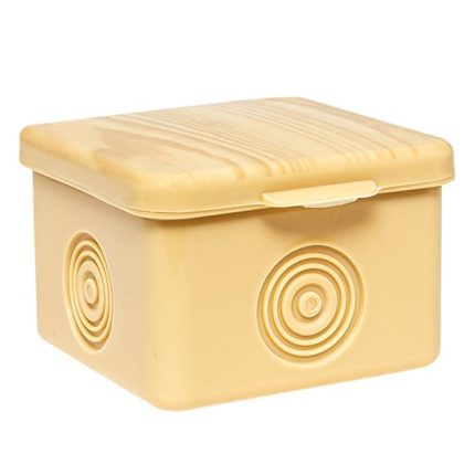 Коробка распределительная КМР-030-037 пылевлагозащищенная без мембранных вводов (65х65х50) светлое дерево EKF PROxima