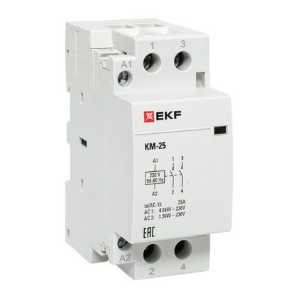 Контактор модульный КМ 25А 2NО (2 мод.) EKF PROxima