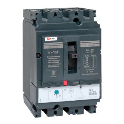 Выключатель автоматический ВА-99C 160/16А 3P 35кА EKF