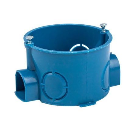 Коробка установочная КМТ-010-002 для твердых стен (68х42) с саморезами IP20 розн. стикер EKF