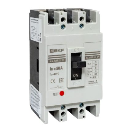 Выключатель автоматический ВА-99М 63/50А 3P 25кА EKF