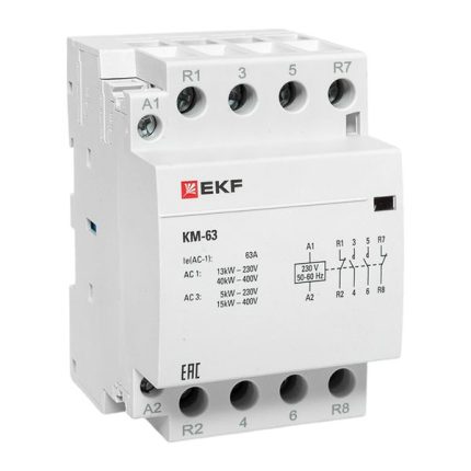 Контактор модульный КМ 63А 2NО+2NC (3 мод.) EKF PROxima