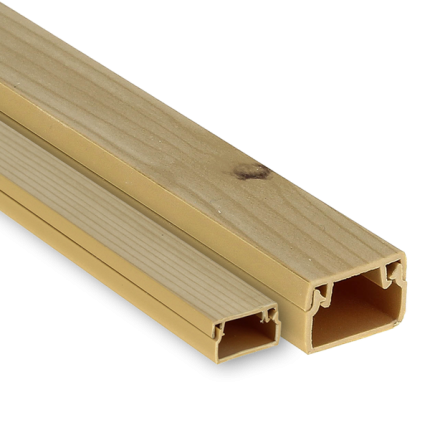 Канал кабельный (25х25) (32 м) светлое дерево EKF-Plast