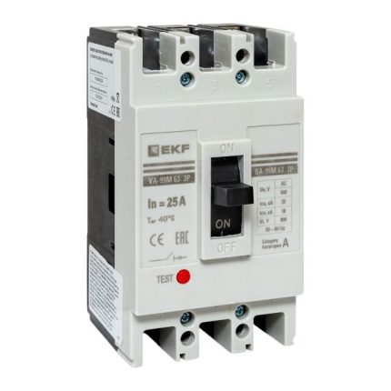 Выключатель автоматический ВА-99М 63/25А 3P 25кА EKF
