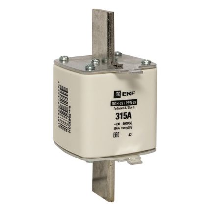 Плавкая вставка ППН-39 630/315А габарит 3 EKF