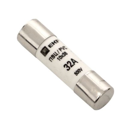 Плавкая вставка цилиндрическая ПВЦ (10х38) 32А EKF