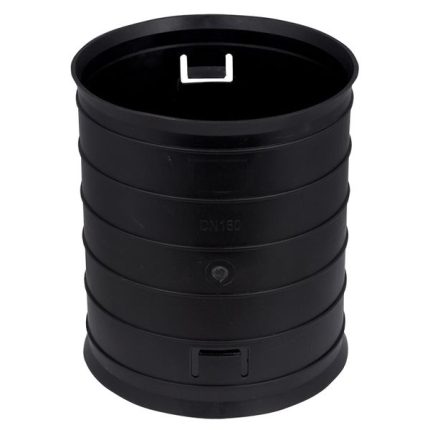 Муфта быстросъемная для двустенных труб d160 мм черная EKF-Plast