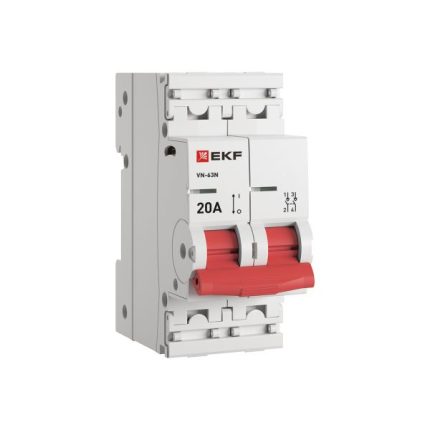 Выключатель нагрузки 2P 20А ВН-63N EKF PROxima