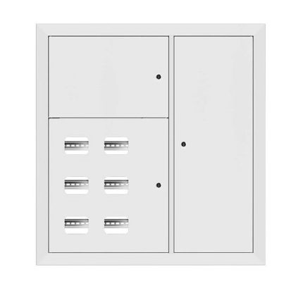 Щит этажный 6 кв. RAL9003 (1000х950х150) EKF Basic
