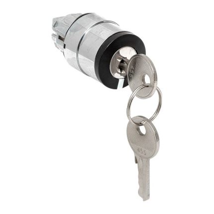 Исполнительный механизм переключателя ХB4 на 3 положения с замком, возвратный без фиксации IP65 EKF