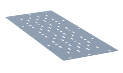 Вставка донная основание 500 мм (толщина 1 мм) EKF