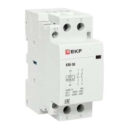 Контактор модульный КМ 50А 2NО (2 мод.) EKF PROxima