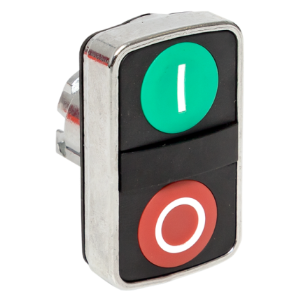 Исполнительный механизм кнопки XB4 "пуск-стоп" плоский возвратный без фиксации, с подсветкой EKF PROxima