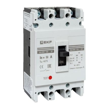 Выключатель автоматический ВА-99М 100/50А 3P 35кА EKF