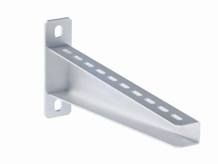 Консоль усиленная осн.400 мм (2,5 мм) INOX EKF