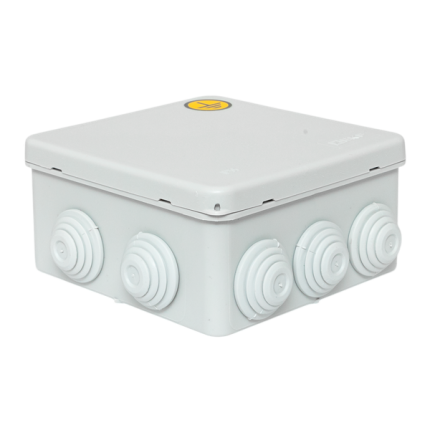 Коробка уравнивания потенциалов КУП-030-014 с крышкой наружная (100х100х50) для прямого монтажа, 10 мембр. вводов серая IP55 EKF