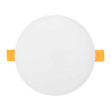 Светодиодный встраиваемый даунлайт безрамочный ДВО 1105 круглый 18Вт 4000K IP20 LUMA EKF