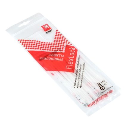 Хомут P6.6 стандартный (б), 2.5x80 (100шт) FlexLock EKF