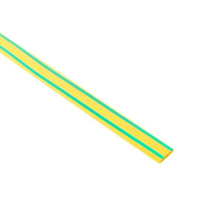 Термоусаживаемая трубка ТУТ нг 10/5 желто-зеленая в отрезках по 1м EKF PROxima