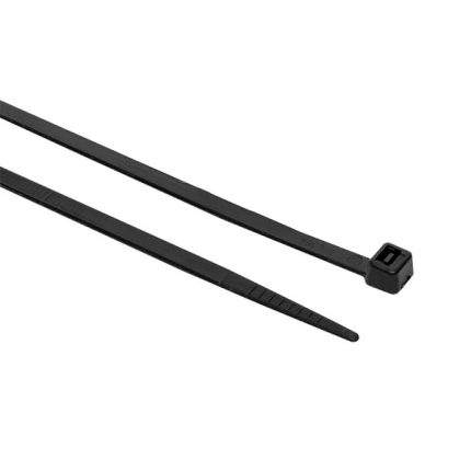 Хомут P6.6 стандартный (ч), 7.6x200 (100шт) FlexLock EKF