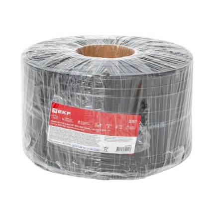 Термоусаживаемая трубка ТУТ нг 100/50 черная рулон EKF PROxima