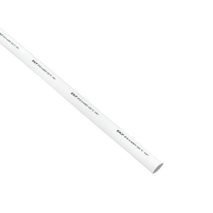 Термоусаживаемая трубка ТУТ нг 8/4 белая в отрезках по 1м EKF PROxima