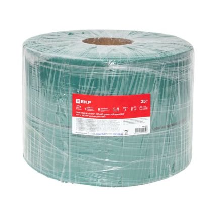 Термоусаживаемая трубка ТУТ нг 120/60 зелёная рулон EKF PROxima