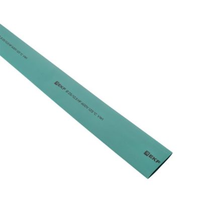 Термоусаживаемая трубка ТУТ нг 25/12,5 зеленая в отрезках по 1м EKF PROxima